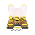 Stick-Fit Zinc & Yellow Plated Wood Screws Attache Case – 1610 Piece