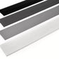 Self-Adhesive PVC Plastic Roll Black White Anthracite Cover Strip Flat Bar