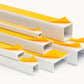 Self-Adhesive White PVC Plastic Cover Mini Cable Trunking Wire Conduit