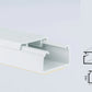 Self-Adhesive White PVC Plastic Cover Mini Cable Trunking Wire Conduit