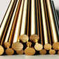 Solid Metal Milling Turning DIY Brass Round Bar Rod Various Diameters