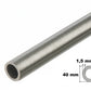 Stainless Steel Round Tube Pipe 304 Grade  – 1m / 39.37" Length