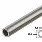 Stainless Steel Round Tube Pipe 304 Grade  – 1m / 39.37" Length