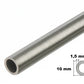 Stainless Steel Round Tube Pipe 304 Grade  – 1m / 39.37" Length