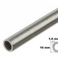 Stainless Steel Round Tube Pipe 304 Grade  – 1m / 39.37" Length