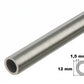 Stainless Steel Round Tube Pipe 0.5m / 19.69" Length –  304 Grade