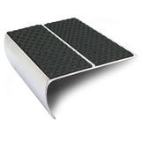 NSL29 87 x 40mm Aluminium Stair Nosing with PVC Anti-Slip Insert