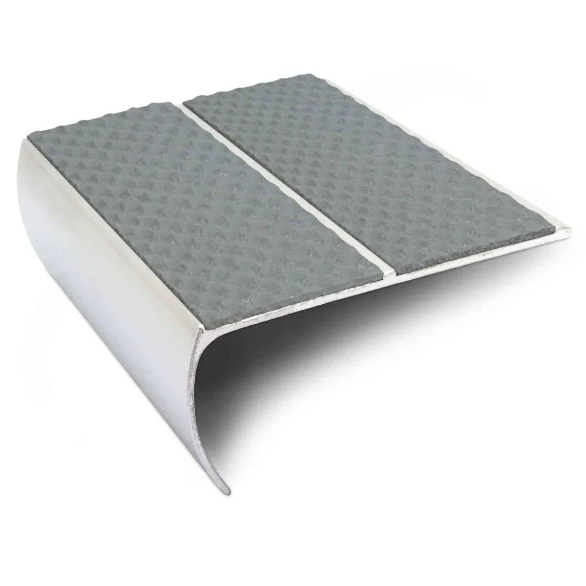 NSL29 87 x 40mm Aluminium Stair Nosing with PVC Anti-Slip Insert