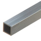 Tube Box Section Natural Aluminium Square