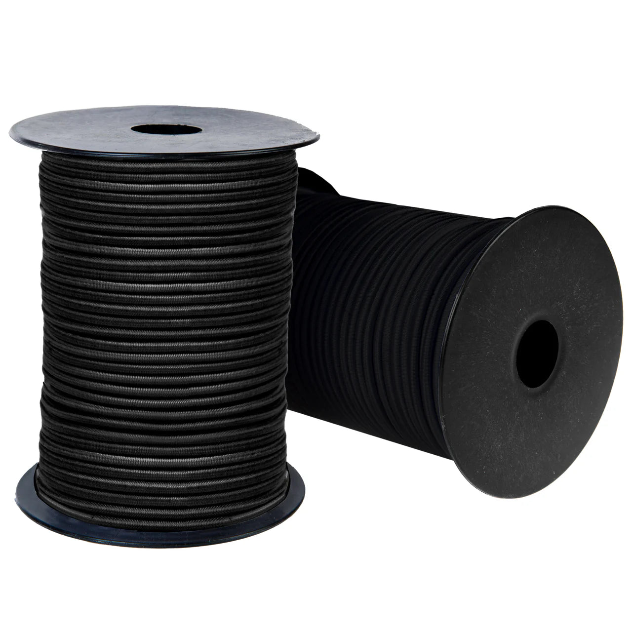 Black Bungee Cord Reel – Heavy Duty Elastic Shock Cord (6mm–10mm)