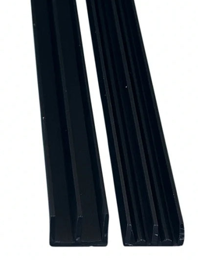 Vivarium Top & Bottom Double Channel Glass Runners Track