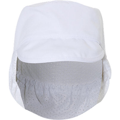 Elasticated Baker’s Cap with Snood