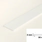 White PVC Plastic Bar Strip Roll Flat Architrave Trim Various Sizes