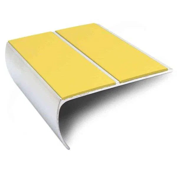 NSL29 Aluminium Anti-Slip Stair Nosing 87x40mm – Heavy-Duty Edge Trim with PVC Insert