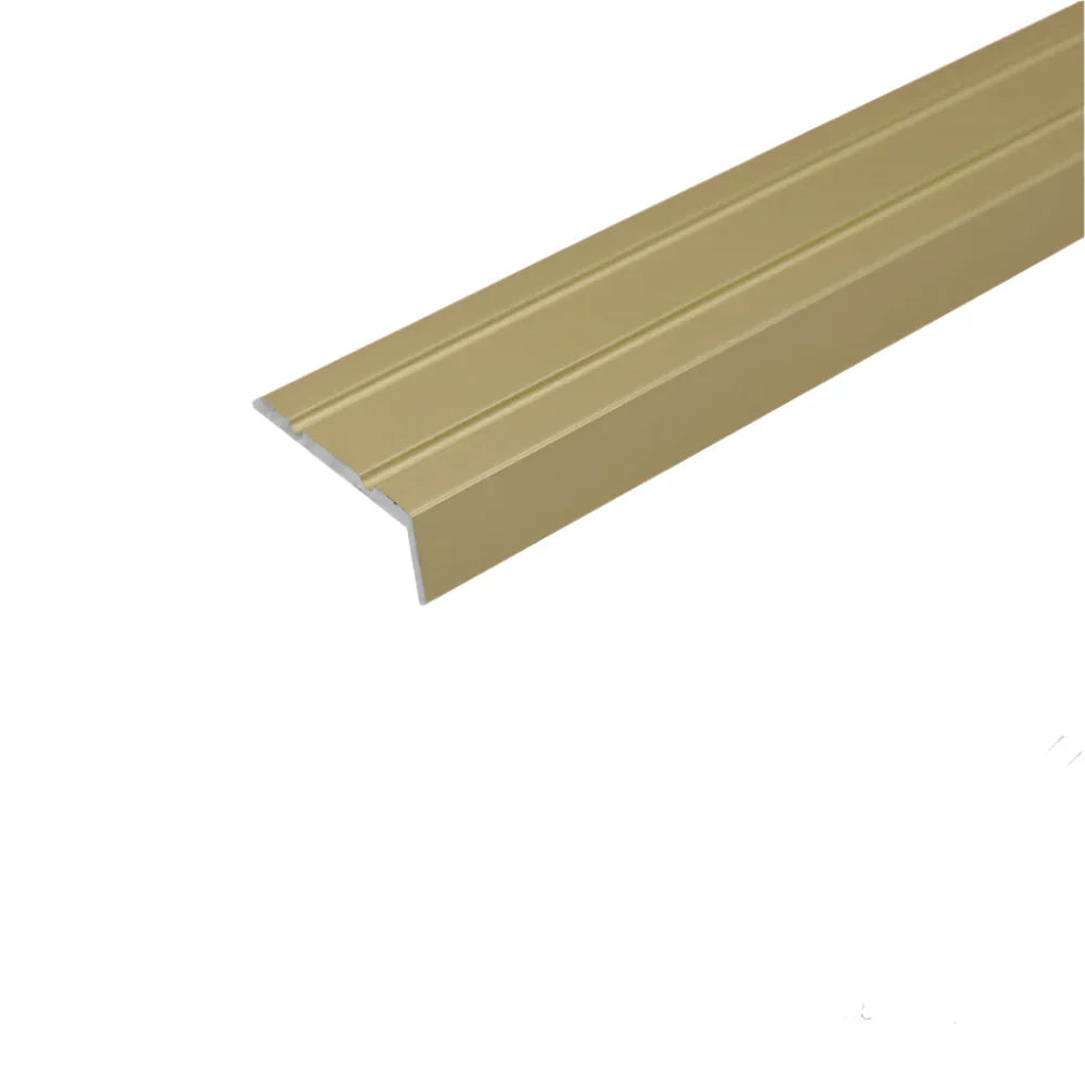 A31 25 x 10mm Anodised Aluminium Self Adhesive Stair Nosing Edge Trim