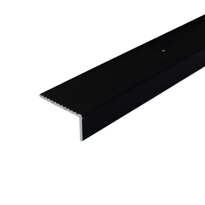 A33 40 x 20mm Anodised Aluminium Non Slip Ribbed Treads Stair Nosing Edge Trim