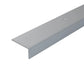 A33 40 x 20mm Anodised Aluminium Non Slip Ribbed Treads Stair Nosing Edge Trim