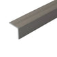A40 25 x 25mm Anodised Aluminium Non Slip Ribbed Treads Stair Nosing Edge Trim