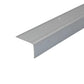 A42 41 x 26.6mm Anodised Aluminium Non Slip Ribbed Treads Stair Nosing Edge Trim