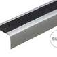 A44 41 x 26.6mm Anodised Aluminium Non Slip Stair Nosing Edge Trim With Non Slip Tape