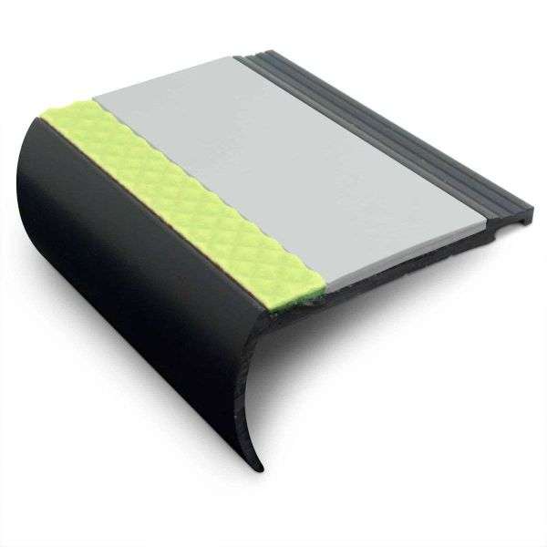 AHB 72x38mm Aluminator® Heavy Duty PVC Stair Nosing – Non-Slip Aluminium Edge