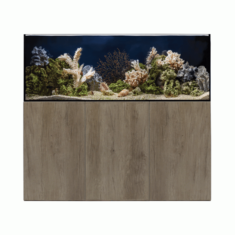 150cm Reef Aquarium System with Sump & Cabinet – 434L Extra-Deep Low-Iron Glass Tank