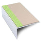 ASL01 56x32mm Aluminium Non Slip Stair Nosing Edge Trim With Pvc Insert