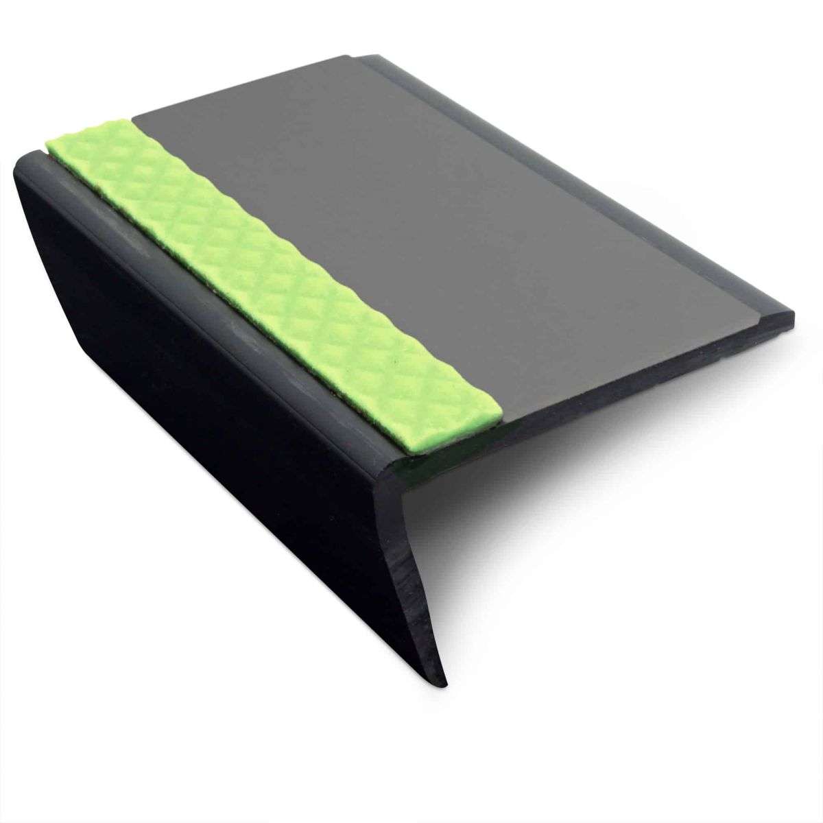 ASR 63x35mm Aluminator® Slimline PVC Stair Nosing – Non-Slip Aluminium Edge