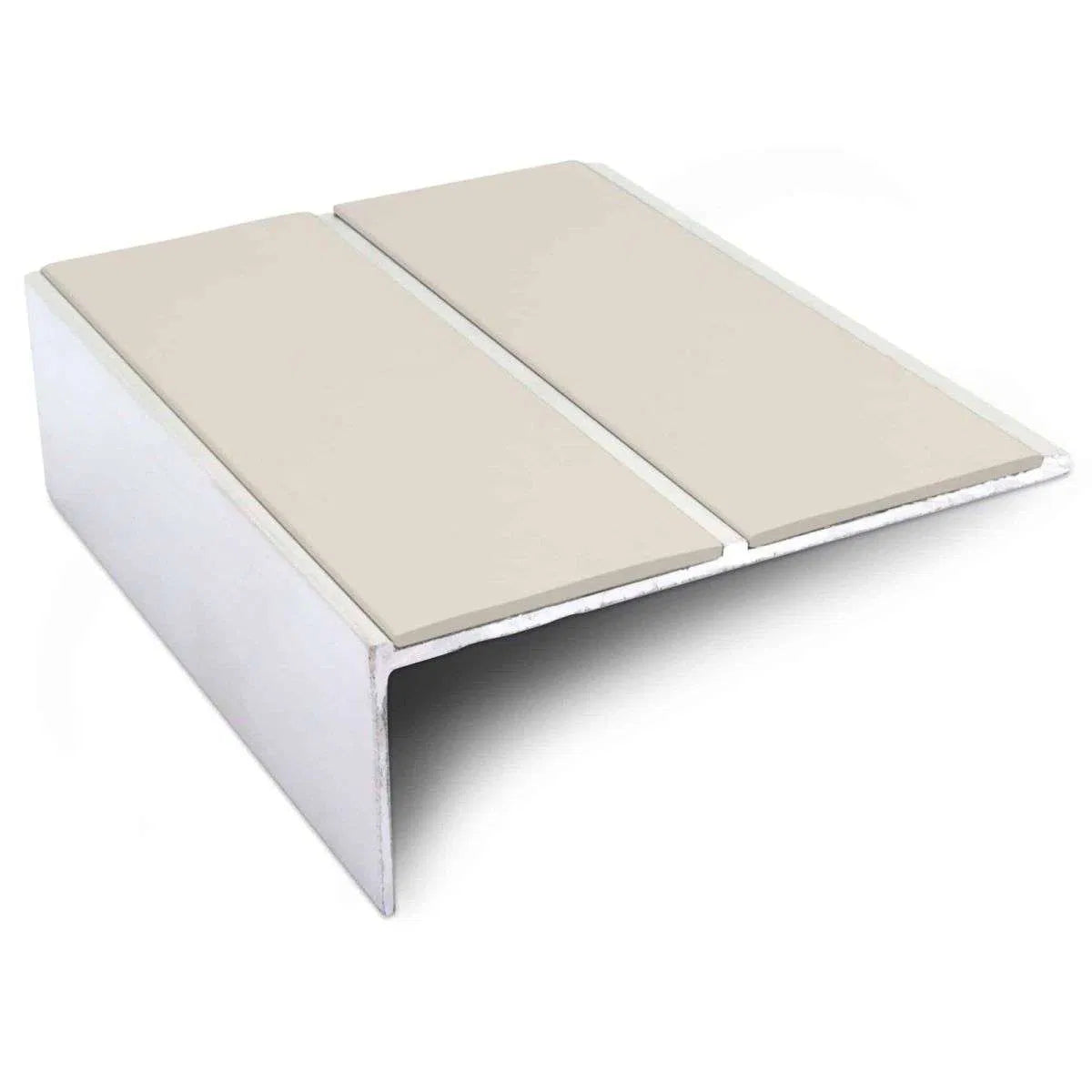 NSL09 85 x 32mm Aluminium Non Slip Stair Nosing Edge Trim With Pvc Insert