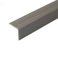 A35 20 x 20mm Anodised Aluminium Non Slip Ribbed Treads Stair Nosing Edge Trim