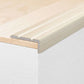 A31 25 x 10mm Anodised Aluminium Self Adhesive Stair Nosing Edge Trim