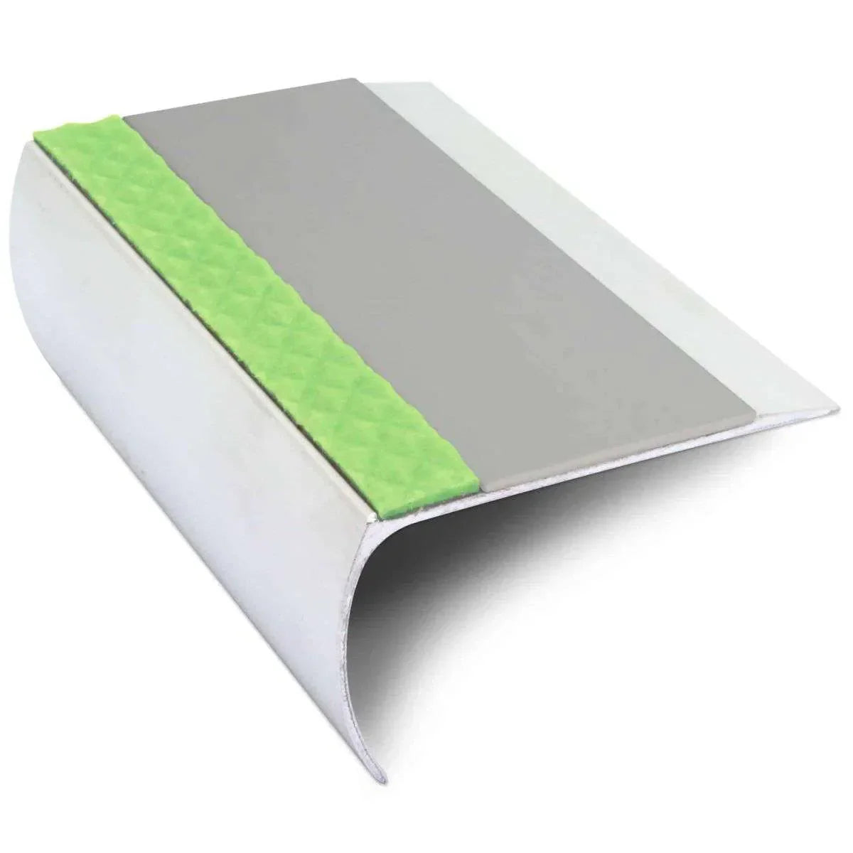 ASL25 69x40mm Aluminium Non Slip Stair Nosing Edge Trim With Pvc Insert