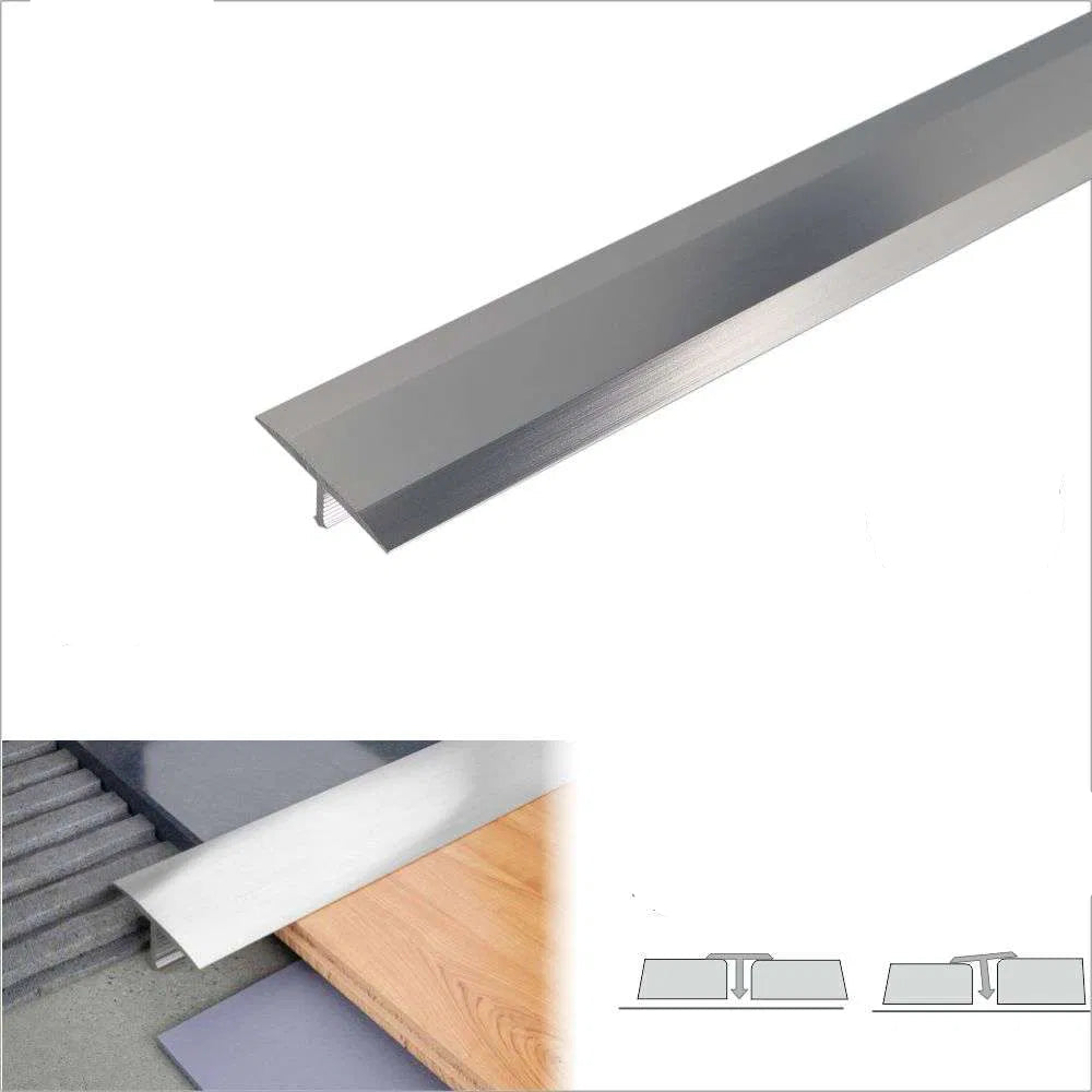 Electro-polished metal strip with dimensions and specifications on a white background