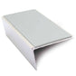 NSL02 57x32mm Aluminium Rakeback Stair Nosing with Anti-Slip PVC Insert