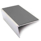 NSL02 57x32mm Aluminium Rakeback Stair Nosing with Anti-Slip PVC Insert