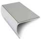 NSL03 57 x 40mm Aluminium Non Slip Stair Nosing Bullnose Edge Trim With Pvc Insert