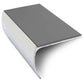 NSL03 57 x 40mm Aluminium Non Slip Stair Nosing Bullnose Edge Trim With Pvc Insert