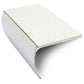 NSL03 Tredsafe 57 x 40mm Aluminium Non Slip Stair Nosing Bullnose Edge Trim With Pvc Insert