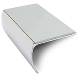 NSL03 57 x 40mm Aluminium Non Slip Stair Nosing Bullnose Edge Trim With Pvc Insert