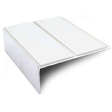 NSL09 85 x 32mm Aluminium Non Slip Stair Nosing Edge Trim With Pvc Insert