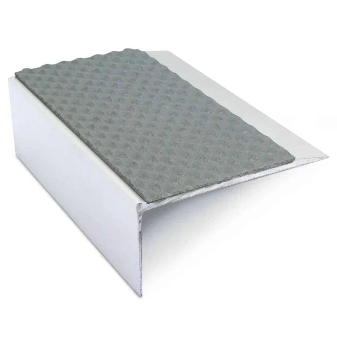 NSL15 66x32mm Tredsafe Aluminium Stair Edge with Anti-Slip PVC Insert