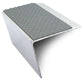 NSL26 67x55mm Tredsafe Aluminium Stair Nosing with DDA-Compliant PVC Insert