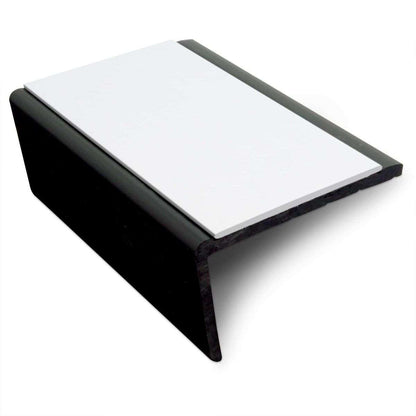 NSP 56x32.5mm Slimline Hard Nose PVC Stair Nosing – Non-Slip Edge Trim