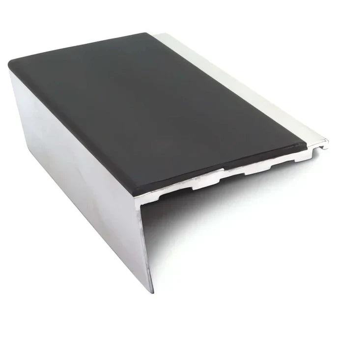 NXFS06 Aluminium Rakeback Stair Nosing – 62mm x 33mm Safety Profile