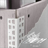 10 X 23x23 Pvc Universal Render Corner Bead 2.5m