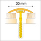 D-P0300 PVC 30mm Wood-Style Door Transition Strip