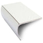 NSL03 Tredsafe 57 x 40mm Aluminium Non Slip Stair Nosing Bullnose Edge Trim With Pvc Insert