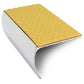 NSL03 Tredsafe 57 x 40mm Aluminium Non Slip Stair Nosing Bullnose Edge Trim With Pvc Insert